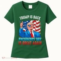 Make PresidentS Day Great Again President Trump Usa America Women's T-Shirt thumb 0
