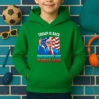 Make PresidentS Day Great Again President Trump Usa America Kids Hoodie thumb 2