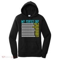 My Perfect Day Trains Funny Gift Funny Locomotive Train Lover Gift Women's Hoodie thumb 0