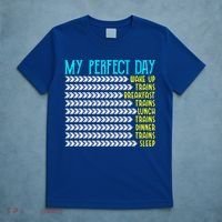 My Perfect Day Trains Funny Gift Funny Locomotive Train Lover Gift T-Shirt thumb 5