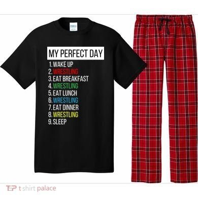 My Perfect Day Wrestling Great Gift Pajama Set