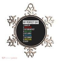 My Perfect Day Wrestling Great Gift Ornament thumb 0