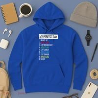 My Perfect Day Wrestling Great Gift Hoodie thumb 3