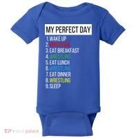 My Perfect Day Wrestling Great Gift Baby Bodysuit thumb 0