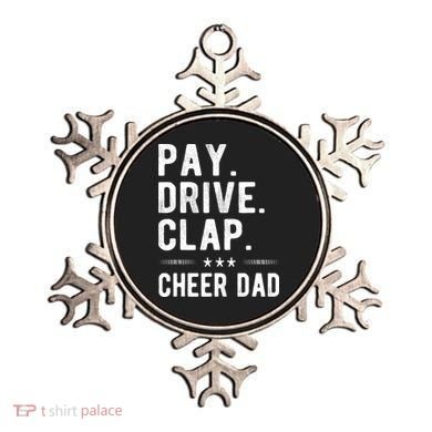 Mens Pay Drive Clap Cheer Dad Cheerleading Father Cheerleader Ornament