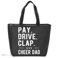 Mens Pay Drive Clap Cheer Dad Cheerleading Father Cheerleader Tote Bag thumb 0