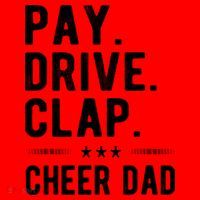 Mens Pay Drive Clap Cheer Dad Cheerleading Father Cheerleader Santa Hat thumb 1