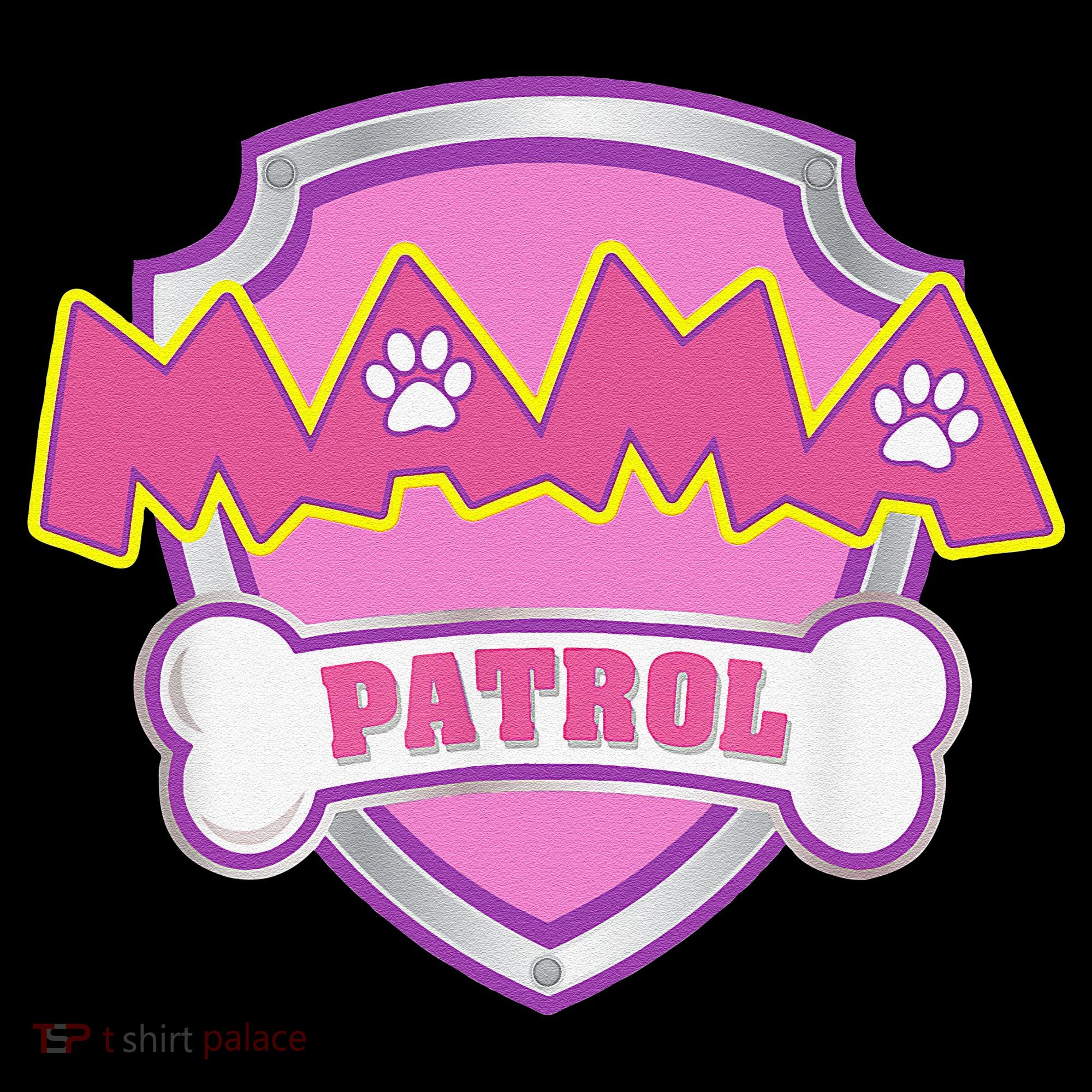 Mama Patrol Dog Mom Dad Funny Gift Birthday Party Coffee Mug