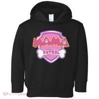 Mama Patrol Dog Mom Dad Funny Gift Birthday Party Toddler Hoodie thumb 0