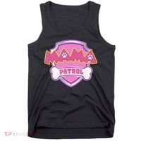 Mama Patrol Dog Mom Dad Funny Gift Birthday Party Tank Top thumb 0