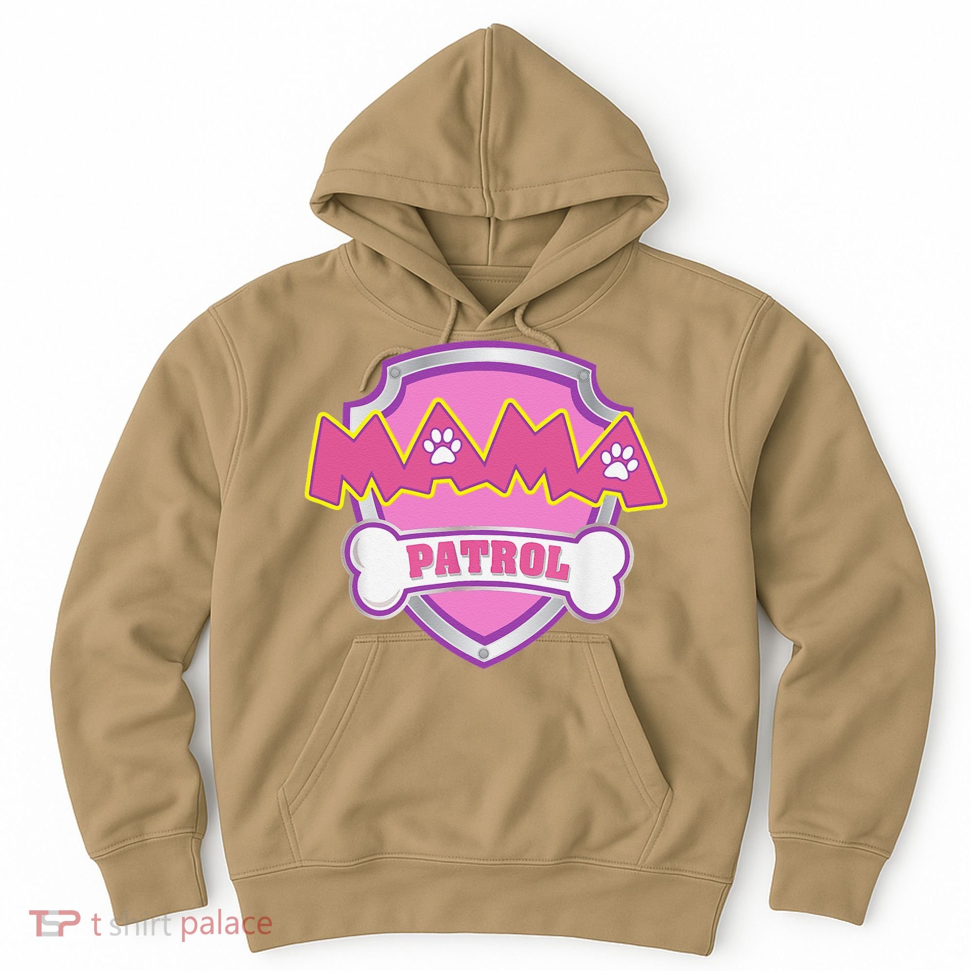 Mama Patrol Dog Mom Dad Funny Gift Birthday Party Hoodie