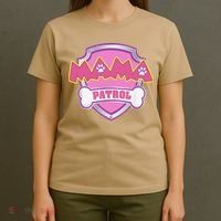 Mama Patrol Dog Mom Dad Funny Gift Birthday Party T-Shirt thumb 4