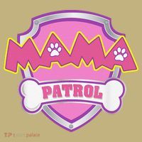 Mama Patrol Dog Mom Dad Funny Gift Birthday Party T-Shirt thumb 7