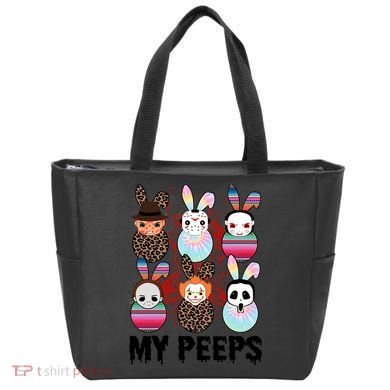 My Peeps Easter Horror Eggs Horror Movie Easter Horror Easter Tote Bag