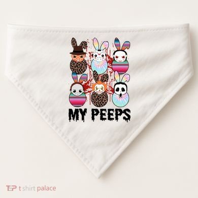 My Peeps Easter Horror Eggs Horror Movie Easter Horror Easter USA-Made Doggie Bandana