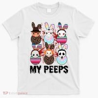 My Peeps Easter Horror Eggs Horror Movie Easter Horror Easter T-Shirt thumb 0