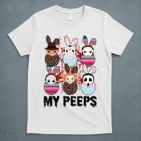 My Peeps Easter Horror Eggs Horror Movie Easter Horror Easter T-Shirt thumb 5