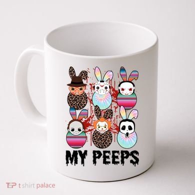 My Peeps Easter Horror Eggs Horror Movie Easter Horror Easter Coffee Mug