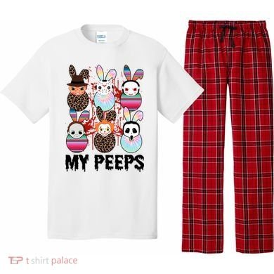 My Peeps Easter Horror Eggs Horror Movie Easter Horror Easter Pajama Set
