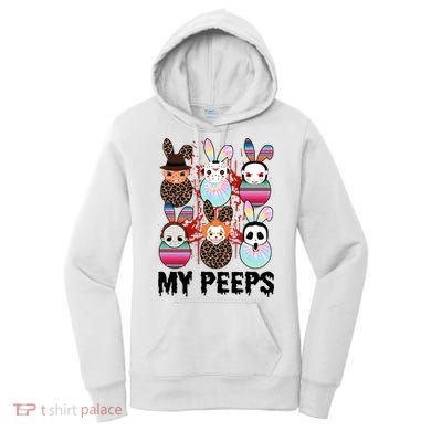 My Peeps Easter Horror Eggs Horror Movie Easter Horror Easter Women's Hoodie