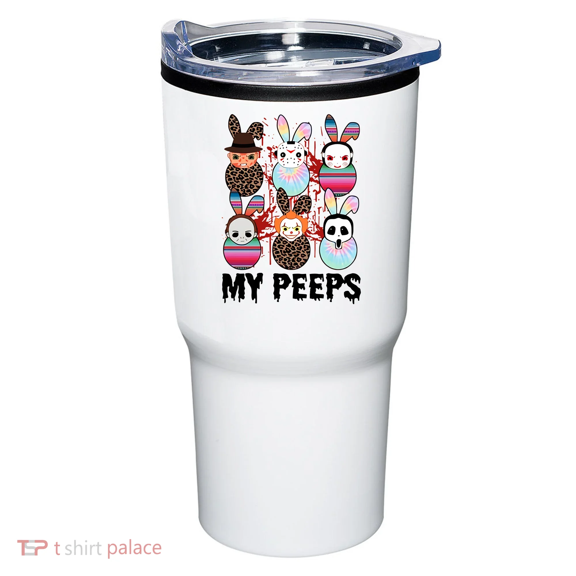 My Peeps Easter Horror Eggs Horror Movie Easter Horror Easter Tumbler