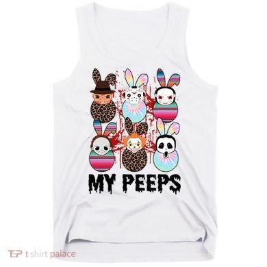 My Peeps Easter Horror Eggs Horror Movie Easter Horror Easter Tank Top