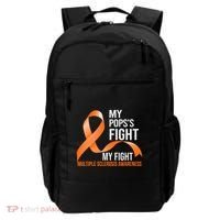 My Pops's Fight My Fight Multiple Sclerosis Ms Warrior Gift Backpack thumb 0
