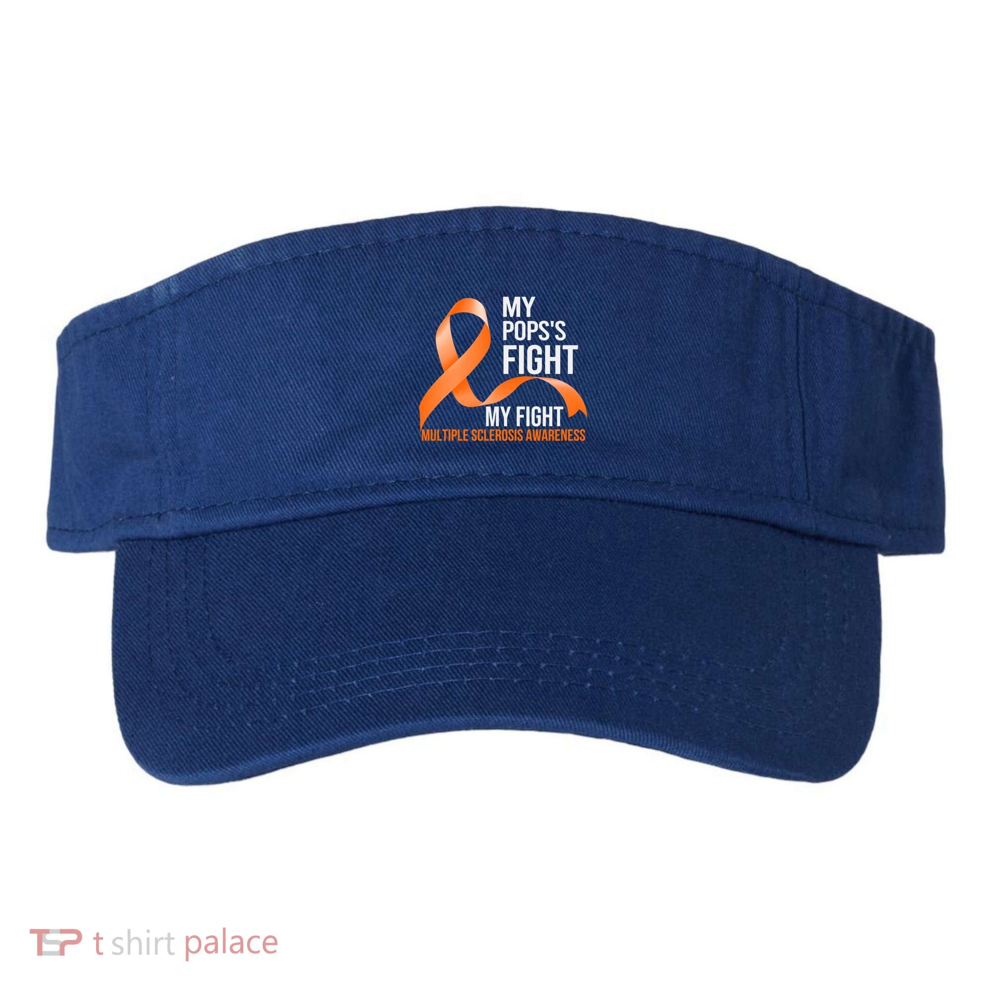 My Pops's Fight My Fight Multiple Sclerosis Ms Warrior Gift Visor