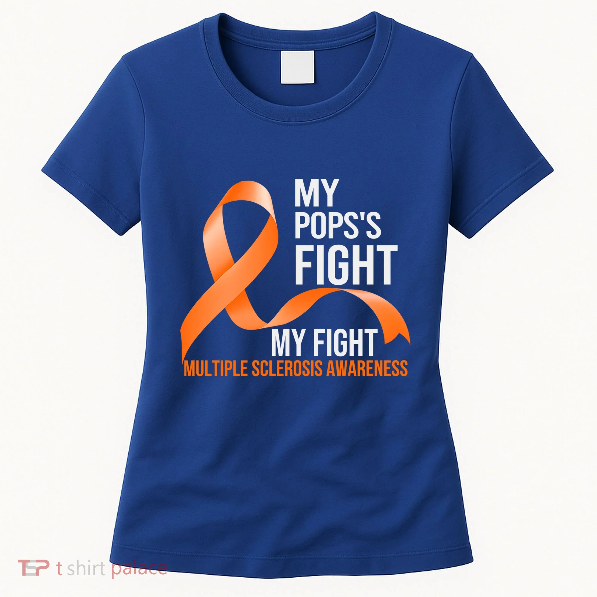 My Pops's Fight My Fight Multiple Sclerosis Ms Warrior Gift Women's T-Shirt