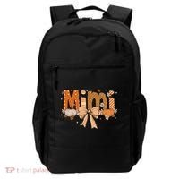 Mimi Pumpkin Fall Coquette Bow Thanksgiving Mom Backpack thumb 0