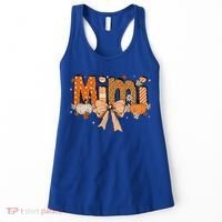 Mimi Pumpkin Fall Coquette Bow Thanksgiving Mom Women's Tank Top thumb 0