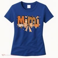 Mimi Pumpkin Fall Coquette Bow Thanksgiving Mom Women's T-Shirt thumb 0