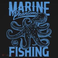 Marine Phantome Fishing USA-Made Doggie Bandana thumb 2