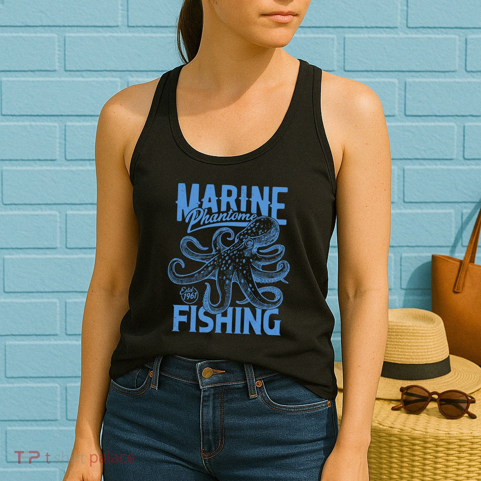 Marine Phantome Fishing Women's Tank Top