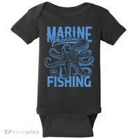 Marine Phantome Fishing Baby Bodysuit thumb 0