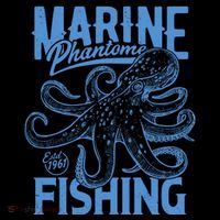 Marine Phantome Fishing Baby Bodysuit thumb 2