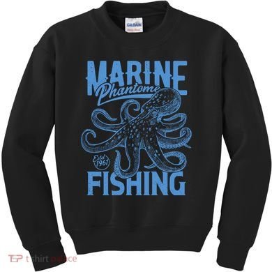 Marine Phantome Fishing Kids Sweatshirt