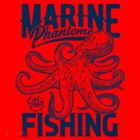 Marine Phantome Fishing Santa Hat thumb 1