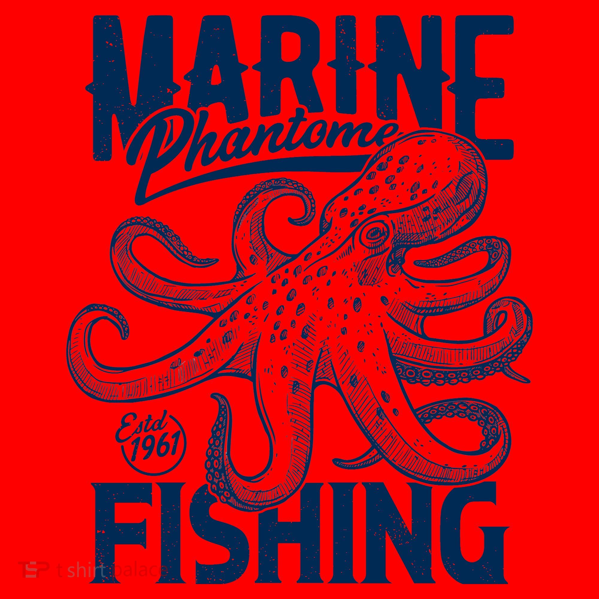 Marine Phantome Fishing Santa Hat