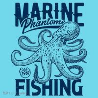 Marine Phantome Fishing Kids T-Shirt thumb 4