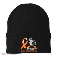 My Papa's Fight My Fight Multiple Sclerosis Ms Warrior Cute Gift Beanie thumb 0