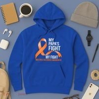 My Papa's Fight My Fight Multiple Sclerosis Ms Warrior Cute Gift Hoodie thumb 3