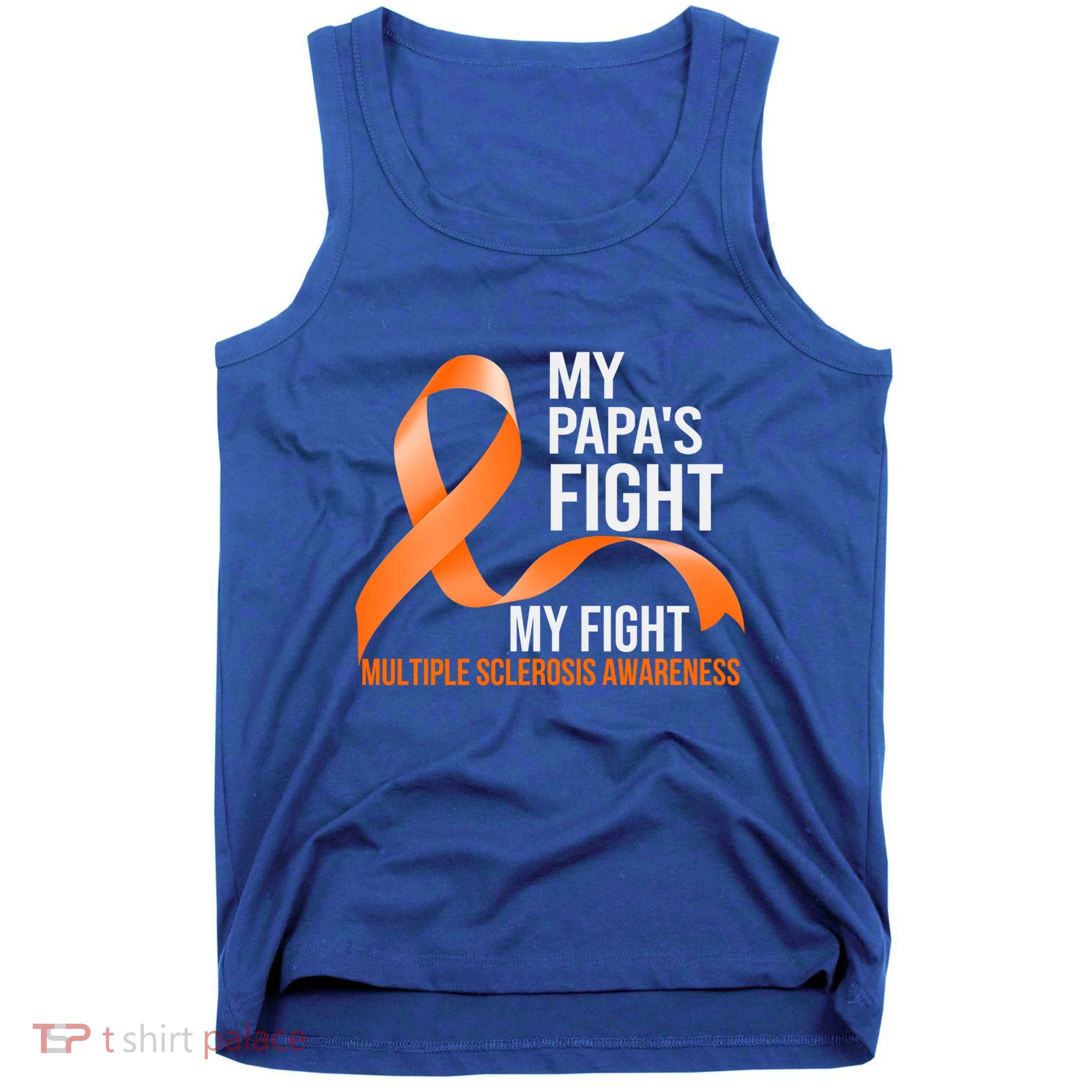 My Papa's Fight My Fight Multiple Sclerosis Ms Warrior Cute Gift Tank Top