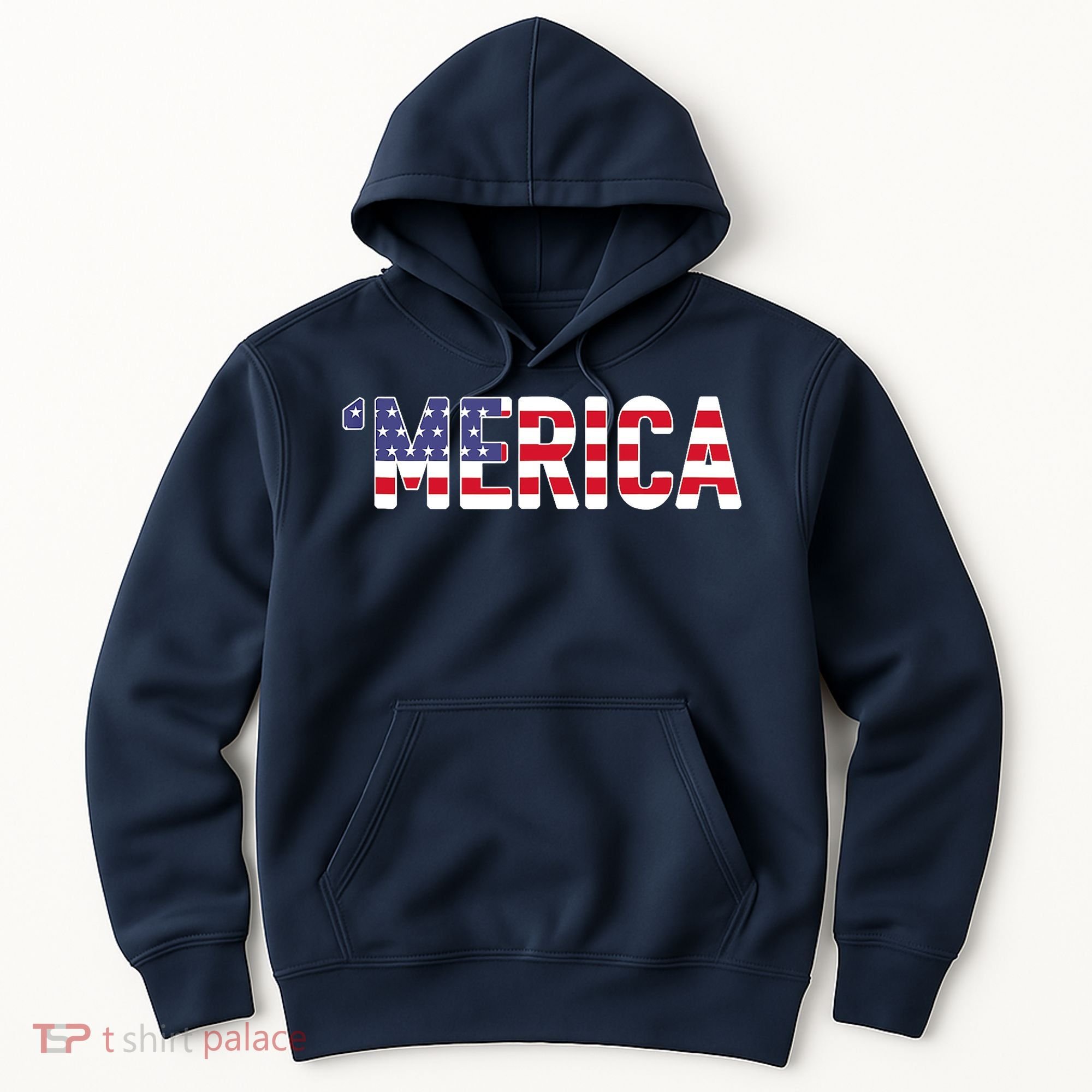 'Merica Patriotic Flag USA United States America Novelty Hoodie