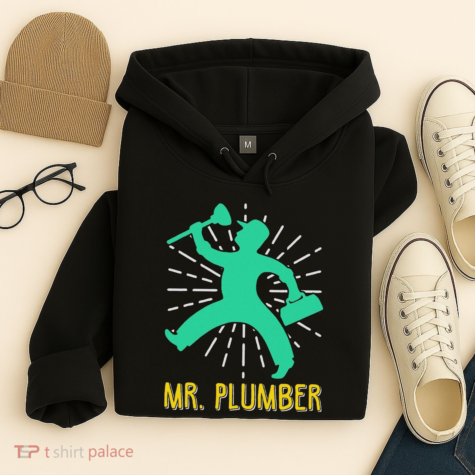 Mr. Plumber Funny Plumber Hoodie