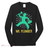 Mr. Plumber Funny Plumber Long Sleeve Shirt thumb 0