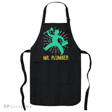 Mr. Plumber Funny Plumber Apron