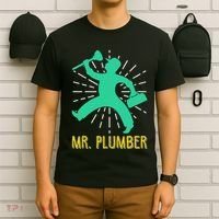 Mr. Plumber Funny Plumber T-Shirt thumb 6