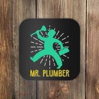 Mr. Plumber Funny Plumber Coaster thumb 0