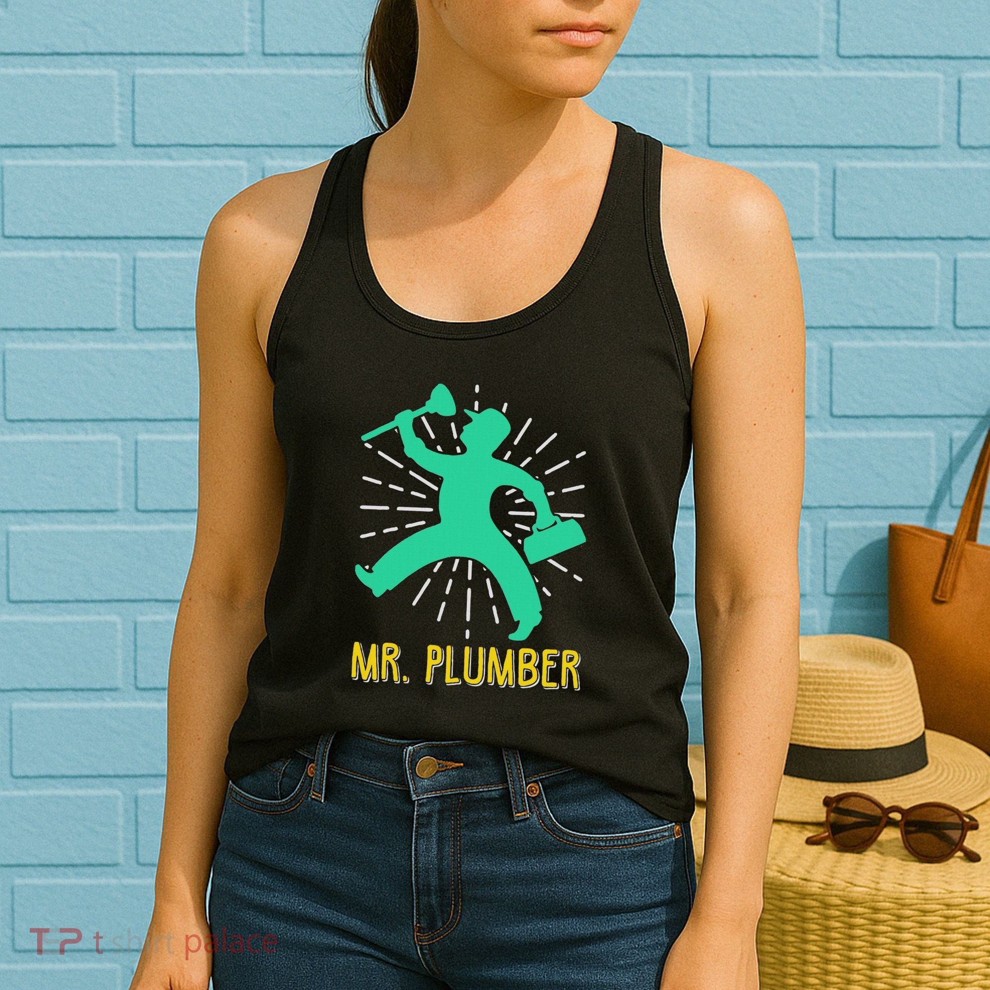 Mr. Plumber Funny Plumber Women's Tank Top
